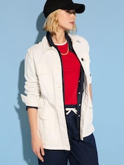 Baukjen Drake Organic Utility White Jacket - Image 1 of 5