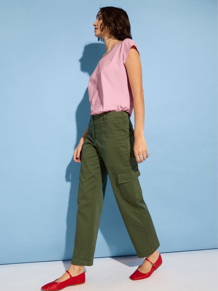 Baukjen Green Edith Cargo Trousers - Image 2 of 4