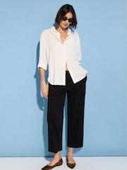 Baukjen Taylo Cropped Black Trousers - Image 1 of 5
