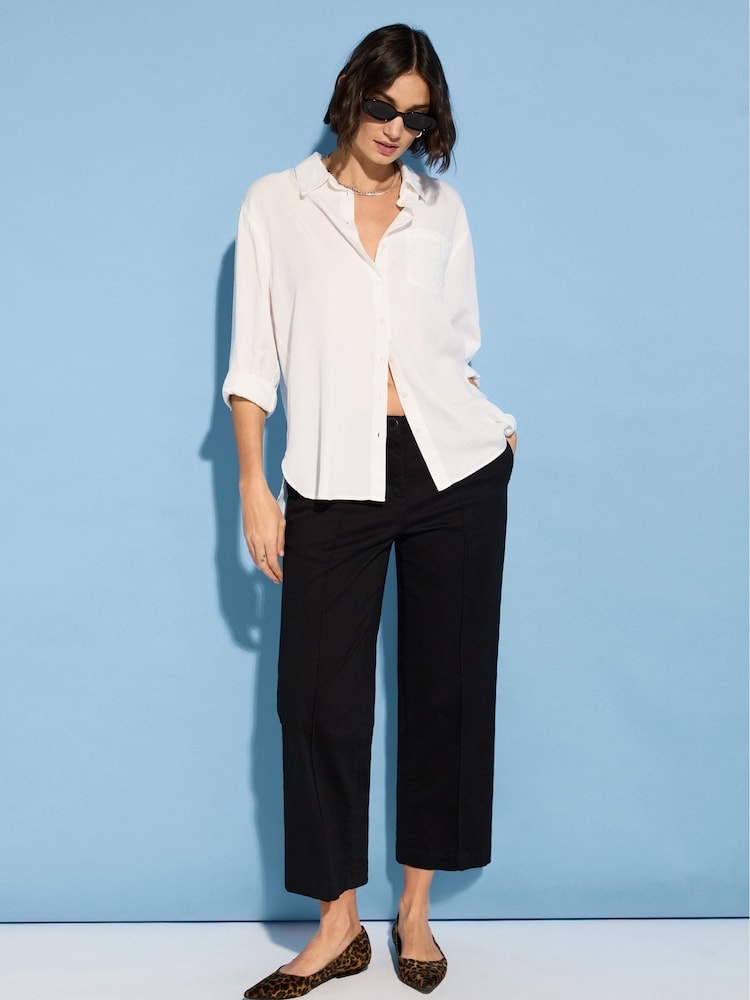 Baukjen Taylo Cropped Black Trousers - Image 1 of 5