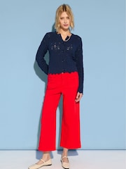 Baukjen Blue Ursula Ecotec Crochet Cardigan - Image 3 of 4