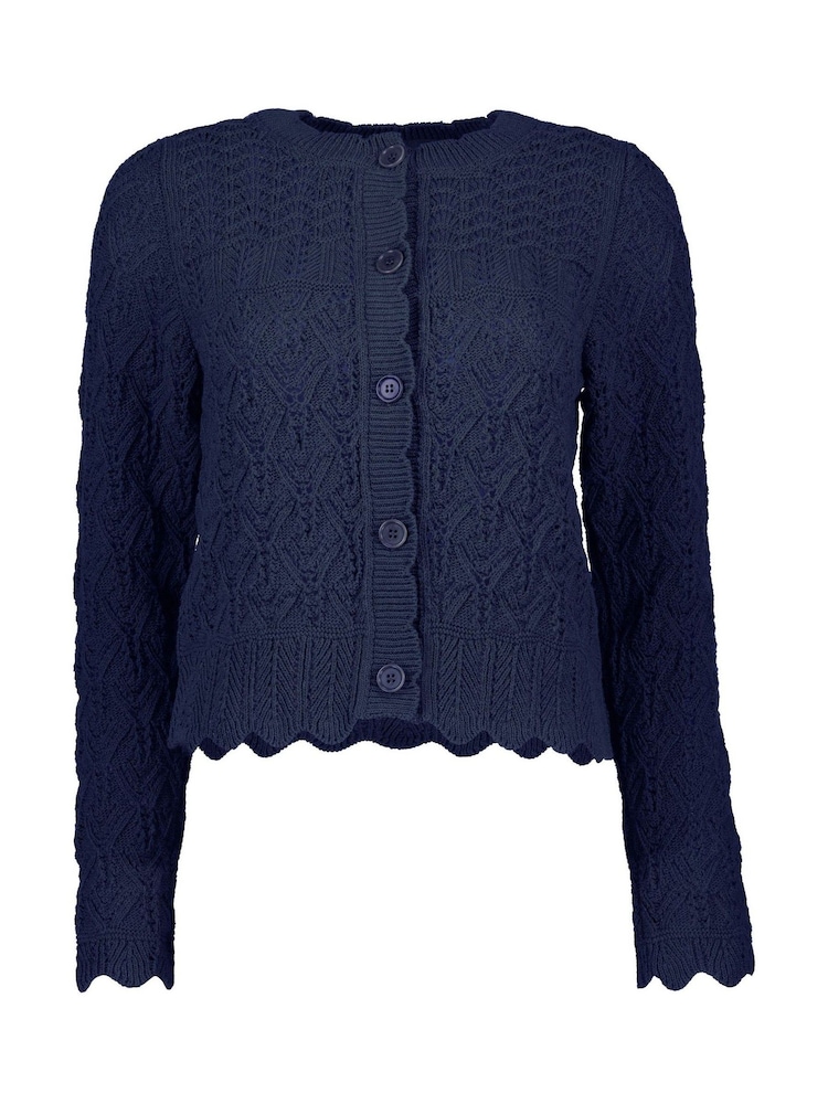 Baukjen Blue Ursula Ecotec Crochet Cardigan - Image 4 of 4