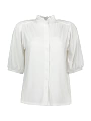 Baukjen Janey Short Sleeve White Blouse - Imagen 3 de 3