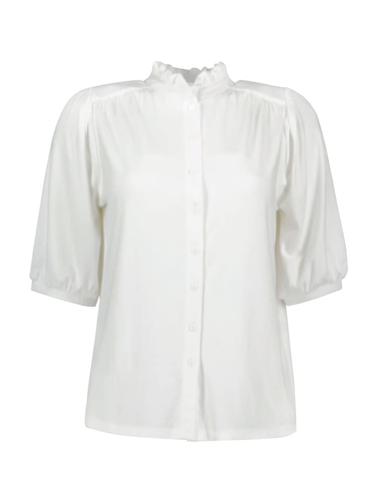Baukjen Janey Short Sleeve White Blouse - Imagen 3 de 3