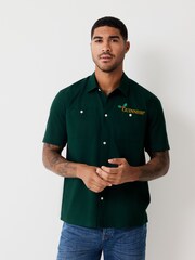Green Short Sleeve Christmas Shirt - Image 3 of 4