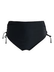 Pour Moi Black High Waist Maya Bay Belted Bikini Briefs - Image 2 of 3