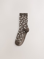 Neutral Hearts Ankle Socks 7 Pack - Image 3 of 10