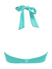 Pour Moi Blue Padded Ocean Breeze Underwired Padded Halter Top - Image 4 of 4