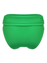 Pour Moi Green Roll Top Free Spirit Bikini Briefs - Image 4 of 4