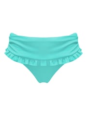 Pour Moi Blue Ocean Breeze Frill Foldover Briefs - Image 3 of 4