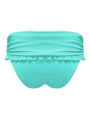 Pour Moi Blue Ocean Breeze Frill Foldover Briefs - Image 4 of 4