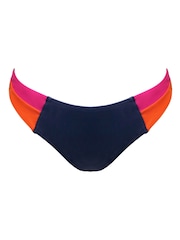 Pour Moi Blue Palm Springs Colourblock Tab Briefs - Image 3 of 4