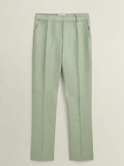 Hobbs Green Petite Linen Marietta Trousers - Image 4 of 4