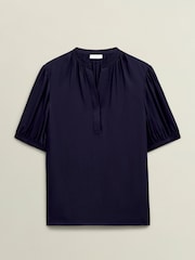 Hobbs Blue Anastasia Blouse - Image 4 of 4