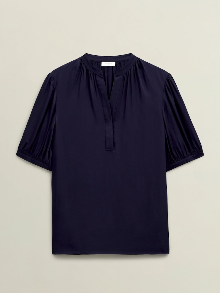 Hobbs Blue Anastasia Blouse - Image 4 of 4