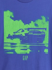 Gap Blue Graphic T-Shirt (4-13yrs) - Image 2 of 2