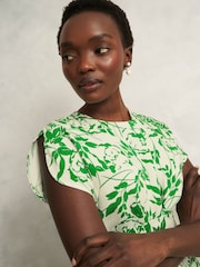 Hobbs White Petite Cressida Jumpsuit - Image 3 of 4