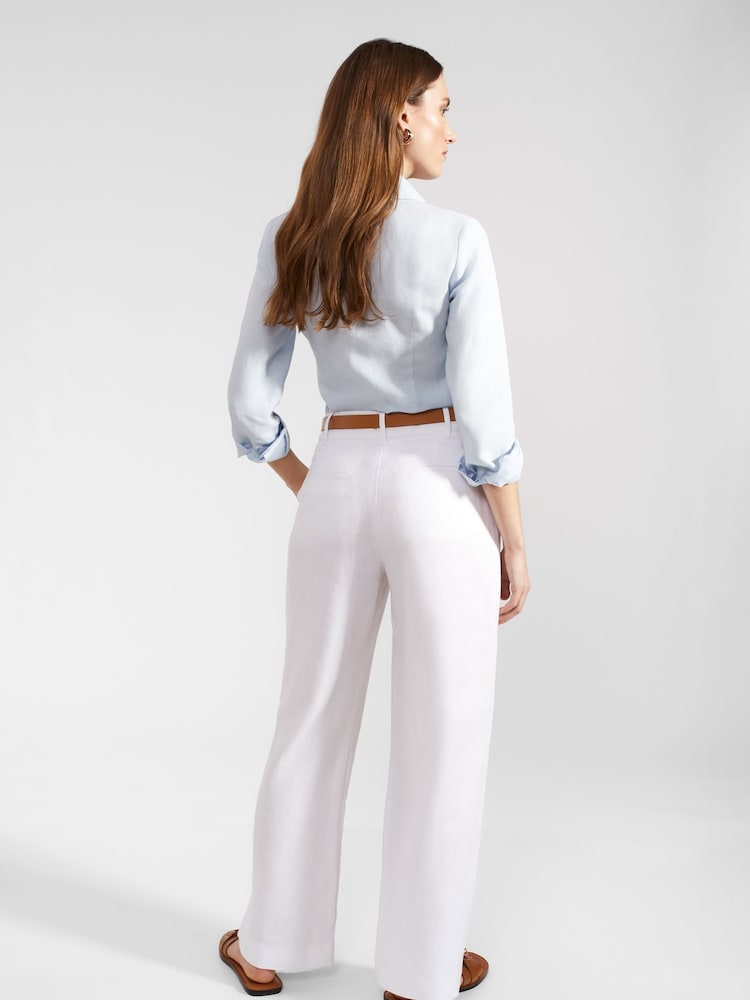 Hobbs White Petite Lynn Trousers - Image 2 of 4
