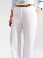 Hobbs White Petite Lynn Trousers - Image 3 of 4