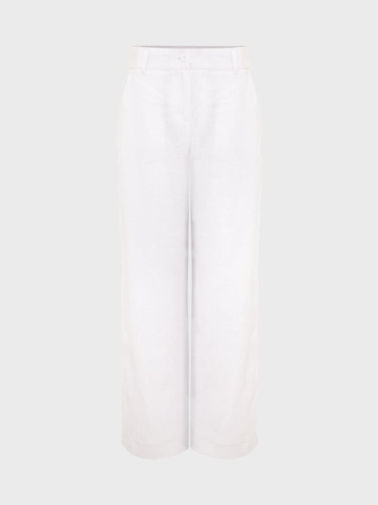 Hobbs White Petite Lynn Trousers - Image 4 of 4