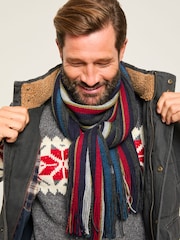 FatFace Finn Multi Stripe Scarf - Image 1 of 5