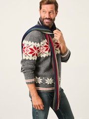 FatFace Finn Multi Stripe Scarf - Image 2 of 5