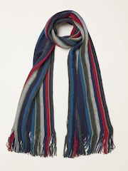 FatFace Finn Multi Stripe Scarf - Image 4 of 5