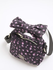 River Island Black Girls Ditsy Bow Handle Grab Bag - Image 4 of 5