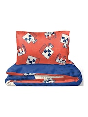Jay Franco Blue Minecraft Oishi Market 100% Cotton Single Duvet Co Set - Image 5 of 5