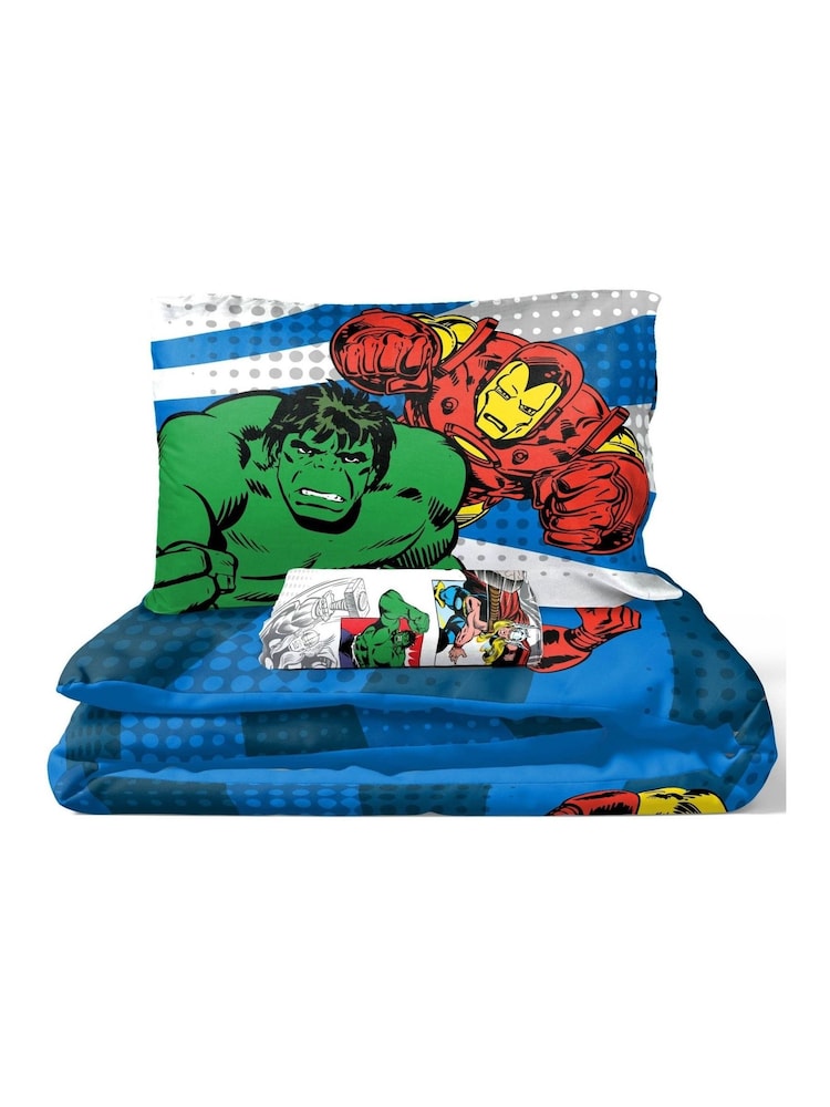 Jay Franco Grey Marvel Comics Avengers 100% Cotton 3 Piece Single Set - Image 5 of 5