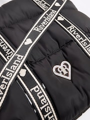 River Island Black Girls Padded Nylon Shopper Bag - Image 4 of 5