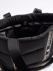 River Island Black Girls Padded Nylon Shopper Bag - Image 5 of 5