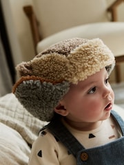 Blue Baby Borg Trapper Hat (0mths-2yrs) - Image 3 of 7