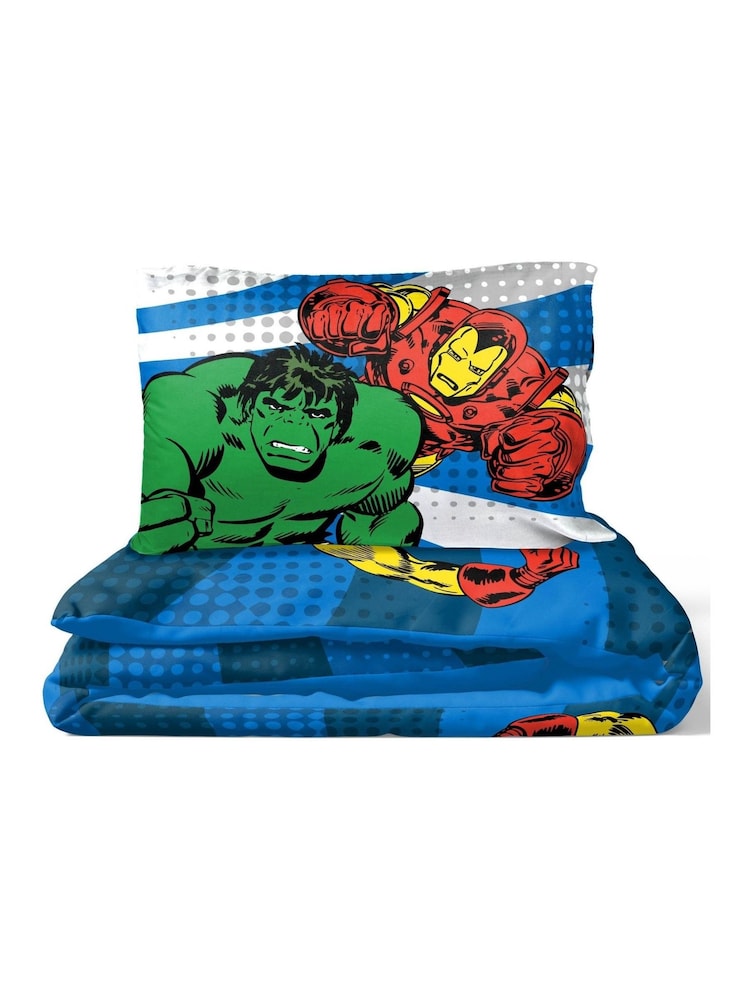Jay Franco Grey Marvel Comics Avengers 100 Cotton Single Duvet Cover Set - Image 5 of 5