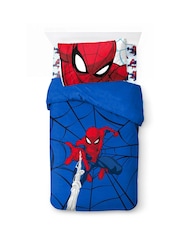 Jay Franco Blue Marvel Spiderman Webtastic 100 Cotton 3 Piece Single Bed Set - Image 2 of 5