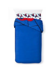 Jay Franco Blue Marvel Spiderman Webtastic 100 Cotton 3 Piece Single Bed Set - Image 4 of 5