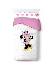 Jay Franco Pink Disney Minnie Mouse 100% Cotton 3 Piece Single Bed Set - Image 3 of 6