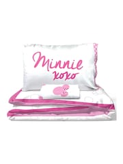 Jay Franco Pink Disney Minnie Mouse 100% Cotton 3 Piece Single Bed Set - Image 5 of 6
