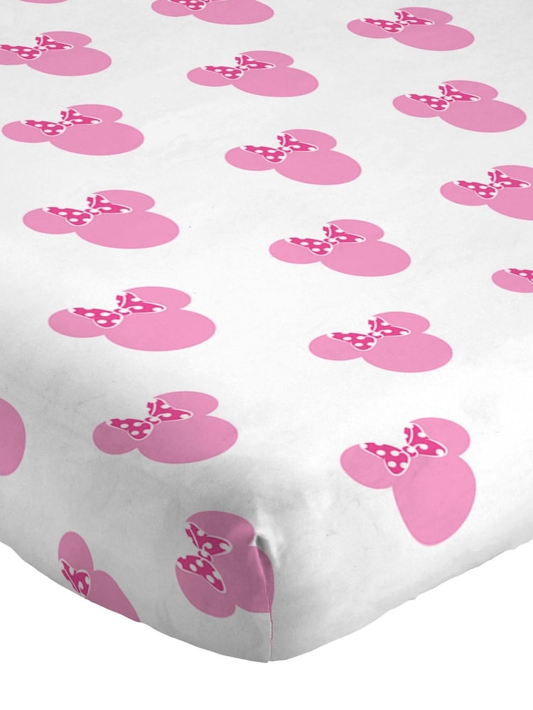 Jay Franco Pink Disney Minnie Mouse 100% Cotton 3 Piece Single Bed Set - Image 6 of 6