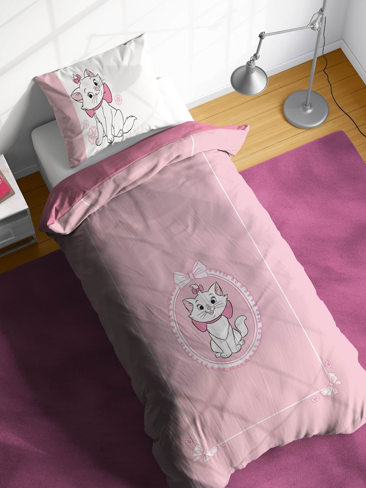 Jay Franco Pink Disney Aristocats 100 Cotton Single Duvet Cover Set - Image 1 of 6