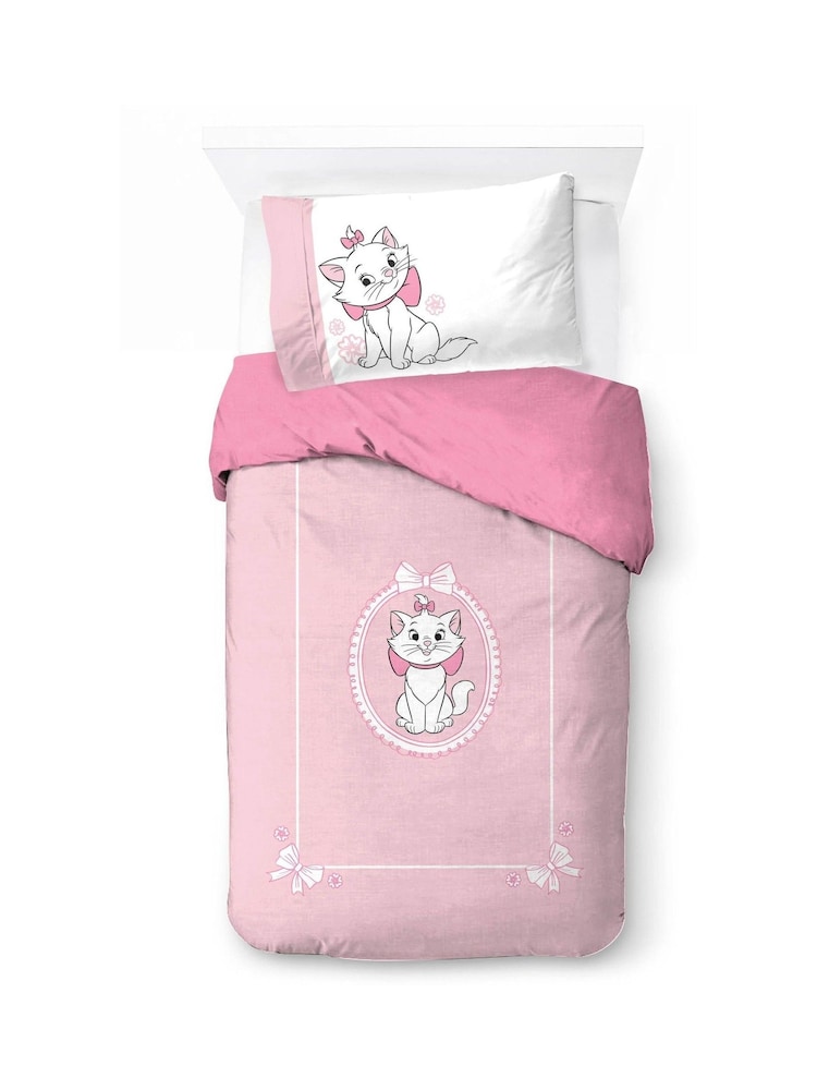 Jay Franco Pink Disney Aristocats 100 Cotton Single Duvet Cover Set - Image 2 of 6