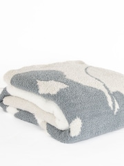 Jay Franco Grey Disney Mickey and Minnie Mouse Fluffy Throw Blanket - Image 6 of 6