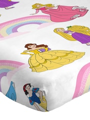 Jay Franco Pink Disney Princess Rainbow 100% Cotton 3 Piece Single Bed Set - Image 5 of 5