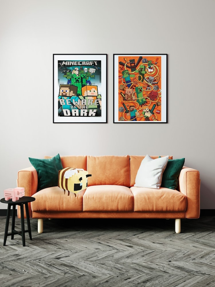 Jay Franco Minecraft Bee Plush Pillow - Image 1 of 6