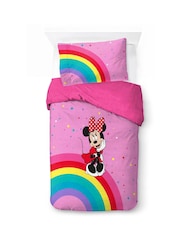 Jay Franco Pink Disney Minnie Mouse 100 Cotton Single Duvet Set - Image 2 of 6