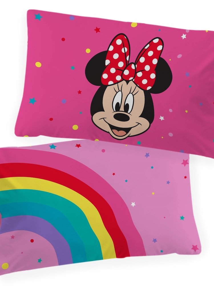 Jay Franco Pink Disney Minnie Mouse 100 Cotton Single Duvet Set - Image 6 of 6