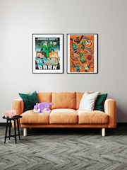 Jay Franco Minecraft Purple Tiger Plush Pillow - Image 1 of 5