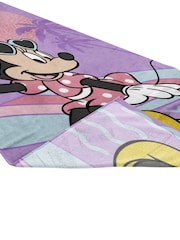 Jay Franco Purple Disney Minnie Mouse Cotton Beach Towel - Image 5 of 5