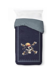 Jay Franco Blue One Piece High Seas 100 Cotton Single Duvet Cover Set - Image 3 of 6