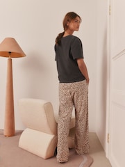 Grey/Animal Rolling Stones Short Sleeve Pyjamas - Image 4 of 6